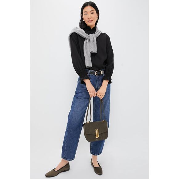 TUCKERNUCK Black Teagan Popover Shirt Size L NWT Retail $168 Tuckernuck - Picture 7 of 8